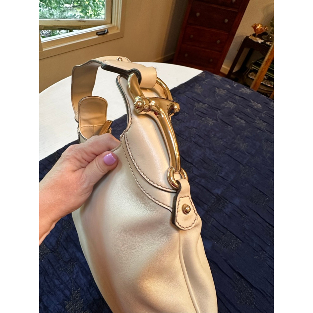 Gucci Cream Leather Hobo Bag - Picture 13 of 16